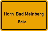 Höxterstraße in 32805 Horn-Bad Meinberg (Belle)