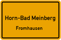 Fromhausener Straße in Horn-Bad MeinbergFromhausen