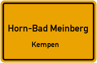 Sandebecker Weg in 32805 Horn-Bad Meinberg (Kempen)