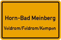 Eggeweg in Horn-Bad MeinbergVeldrom/Feldrom/Kempen