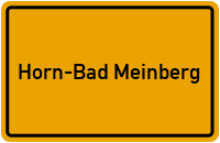 Wo liegt Horn-Bad Meinberg?