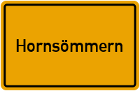 City Sign Hornsömmern