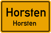 Straßen in Horsten Horsten