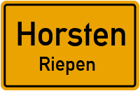 Straßen in Horsten Riepen