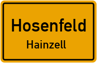 Borngasse in HosenfeldHainzell