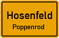 Poppenroder Straße in HosenfeldPoppenrod