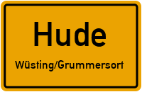 Straßenverzeichnis Hude Wüsting/Grummersort