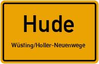 Holler Landstraße in HudeWüsting/Holler-Neuenwege
