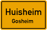 Ringstraße in HuisheimGosheim