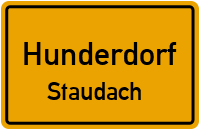 Straßen in Hunderdorf Staudach