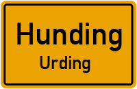 Straßen in Hunding Urding