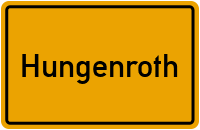 City Sign Hungenroth