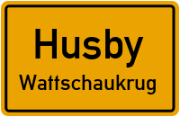 Bregning-West in HusbyWattschaukrug