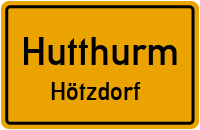 Straßenverzeichnis Hutthurm Hötzdorf