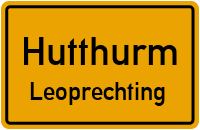 Straßenverzeichnis Hutthurm Leoprechting