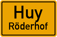Schloß in HuyRöderhof