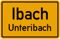 Hochtal in IbachUnteribach