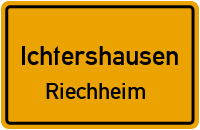 Gartenstraße in IchtershausenRiechheim