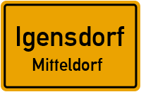 Straßenverzeichnis Igensdorf Mitteldorf