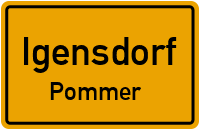 Straßenverzeichnis Igensdorf Pommer