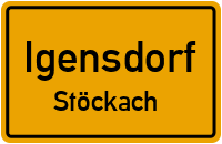 Egloffsteiner Straße in IgensdorfStöckach