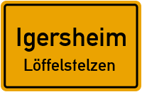 Weinbergweg in IgersheimLöffelstelzen