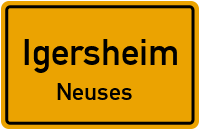 Bodenweg in IgersheimNeuses