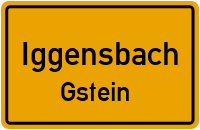 Straßenverzeichnis Iggensbach Gstein