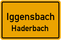 Straßen in Iggensbach Haderbach