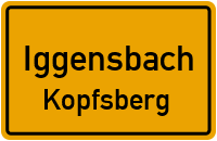 Straßen in Iggensbach Kopfsberg