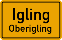 Oberiglinger Straße in IglingOberigling