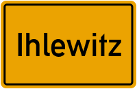 Ortsschild von Gemeinde Ihlewitz in Sachsen-Anhalt