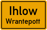 Kanalstraße in IhlowWrantepott