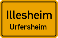 Straßen in Illesheim Urfersheim