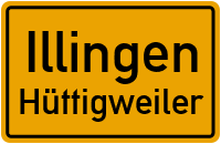 Bergstraße in IllingenHüttigweiler