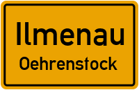 Oehretalstraße in IlmenauOehrenstock