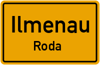 Dorfplan in 98693 Ilmenau (Roda)