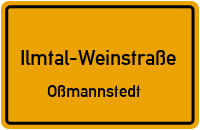 Gagarinstraße in 99510 Ilmtal-Weinstraße (Oßmannstedt)
