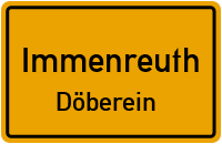 Straßen in Immenreuth Döberein