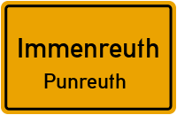Straßen in Immenreuth Punreuth