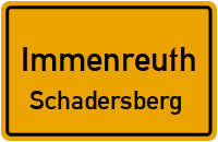 Straßen in Immenreuth Schadersberg