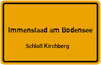 Straßenverzeichnis Immenstaad am Bodensee Schloß Kirchberg