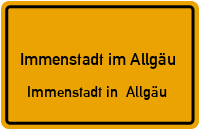 B 308 in Immenstadt im AllgäuImmenstadt in Allgäu