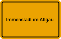 City Sign Immenstadt im Allgäu