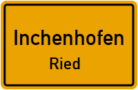 Ortsstraße in InchenhofenRied