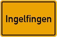 City Sign Ingelfingen