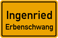 Straßenverzeichnis Ingenried Erbenschwang