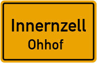 Straßenverzeichnis Innernzell Ohhof