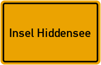 City Sign Insel Hiddensee