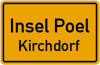 Straßen in Insel Poel Kirchdorf